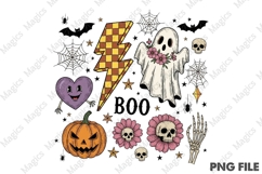 Retro Halloween PNG Sublimation Product Image 2