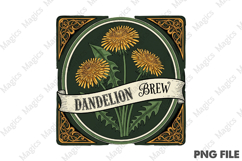 Potion Apothecary Label PNG Sublimation Product Image 1