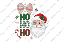 HO HO HO Christmas Santa PNG Product Image 1