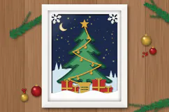3D Layered Christmas Tree SVG Product Image 3
