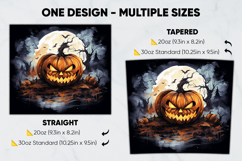 Halloween Tumbler Wrap Design, tumbler sublimation 20oz 30oz Product Image 2
