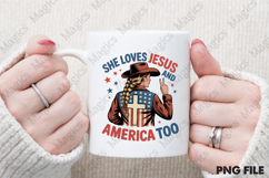 4th of July Patriotic USA Jesus America Product Image 2