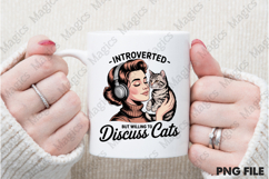 Funny Cat Mom Sarcastic Sassy Introvert Product Image 3