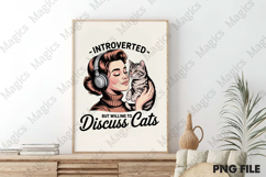 Funny Cat Mom Sarcastic Sassy Introvert Product Image 2