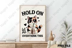 Funny Cat Sarcastic Sassy Overthink Png Product Image 3