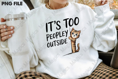Funny Cat Sarcastic Sassy Introvert Png Product Image 4