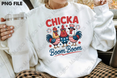 Patriotic Chicken USA 4th of July Merica Png Product Image 4
