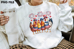 4th of July USA Patriotic Chicken Png Product Image 4