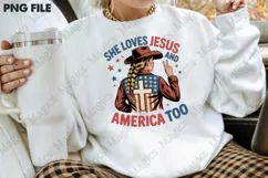 4th of July Patriotic USA Jesus America Product Image 4