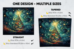 Christmas Tumbler Wrap Design, tumbler sublimation 20oz 30oz Product Image 2