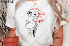 Halloween Pin-up Girl Pumpkin PNG Product Image 3