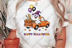 Happy Halloween Boo Truck Sublimation Product Image 2