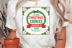 Vintage Christmas Labels Sublimation Png Product Image 2
