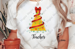 Christmas Pencil Tree Teacher Png Product Image 2