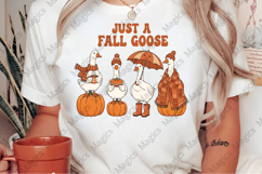 Just a Fall Goose PNG Sublimation Fall Product Image 2