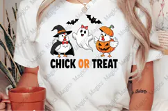 Retro Halloween Png Chick or Treat Png Product Image 2