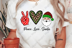Christmas Peace Santa Sublimation Png Product Image 2