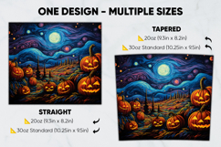 Halloween Tumbler Wrap Design, tumbler sublimation 20oz 30oz Product Image 2