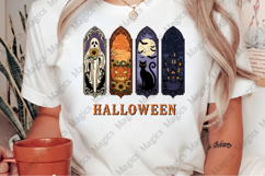 Brushstroke Vintage Spooky Halloween Png Product Image 1
