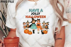 Vintage Halloween Kids PNG Sublimation Product Image 2