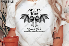 Halloween Spooky Witch Social Club PNG Product Image 2
