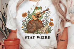 Stay Weird Witchy Halloween Gothic Frog Product Image 2