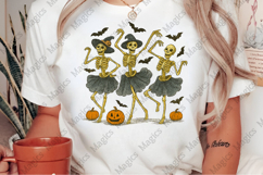 Dancing Skeleton Witches PNG Product Image 2