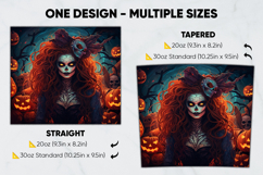 Halloween Tumbler Wrap Design, tumbler sublimation 20oz 30oz Product Image 2