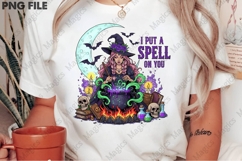 Halloween Witch PNG Sublimation Product Image 2