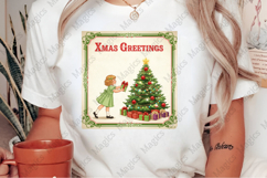Vintage Christmas Labels Sublimation Product Image 2