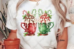 Christmas Hot Cocoa Clipart PNG Product Image 2