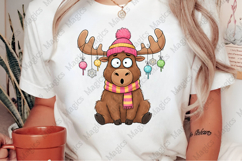 Funny Christmas Moose Png Product Image 2