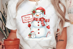 Merry Christmas Snowman Png Product Image 2