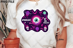 Pink Halloween Galaxy PNG Sublimation Product Image 2