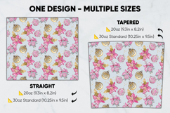 Christmas Tumbler Wrap Design, tumbler sublimation 20oz 30oz Product Image 2