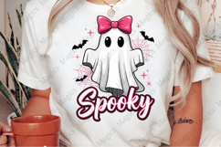 Spooky Ghost PNG, Coquette Halloween PNG Product Image 2