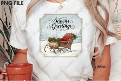 Retro Christmas Quotes Labels Sublimation Product Image 2