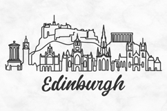 Edinburgh Minimalism Line Drawing Product Image 1