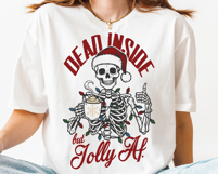Dead Inside But Jolly Af SVG PNG File Product Image 3