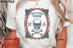Vintage Halloween Potion Label PNG Product Image 2