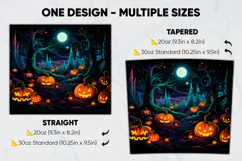 Halloween Tumbler Wrap Design, tumbler sublimation 20oz 30oz Product Image 2