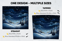 Christmas Tumbler Wrap Design, tumbler sublimation 20oz 30oz Product Image 2