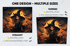 Halloween Tumbler Wrap Design, tumbler sublimation 20oz 30oz Product Image 2