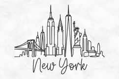 New York Minimalism Line Drawing Product Image 1