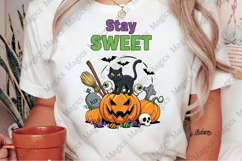 Stay Sweet, Halloween Black Cat Png Product Image 2