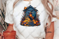 Witch Hat Rooster Halloween PNG Product Image 2