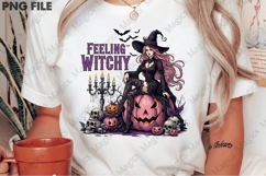 Halloween Witch PNG Sublimation Product Image 2