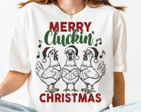 Merry Cluckin&#039; Christmas SVG PNG File Product Image 3
