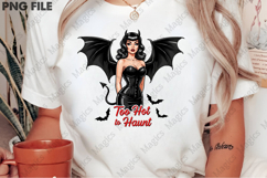 Halloween Pin-up Girl Devil PNG Product Image 1