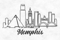 Memphis Minimalism Line Drawing Product Image 1